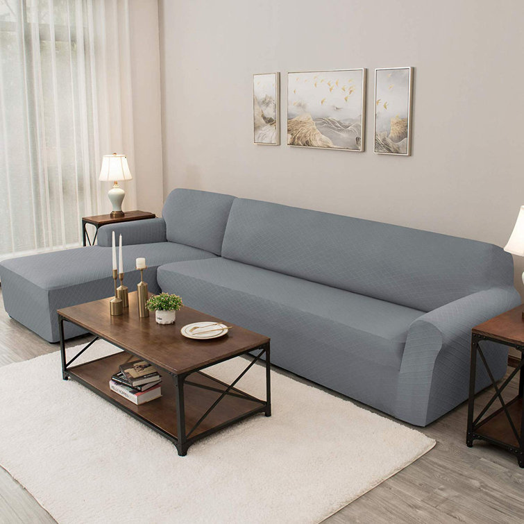 Latitude Run® Rhombus Box Cushion Chaise Lounge Slipcover & Reviews